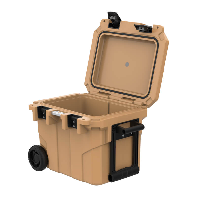Tsunami Ice Chest Cooler Box With Wheels 45L