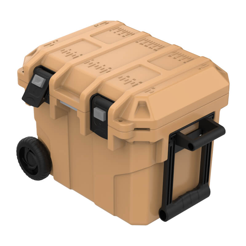 Tsunami Ice Chest Cooler Box With Wheels 45L