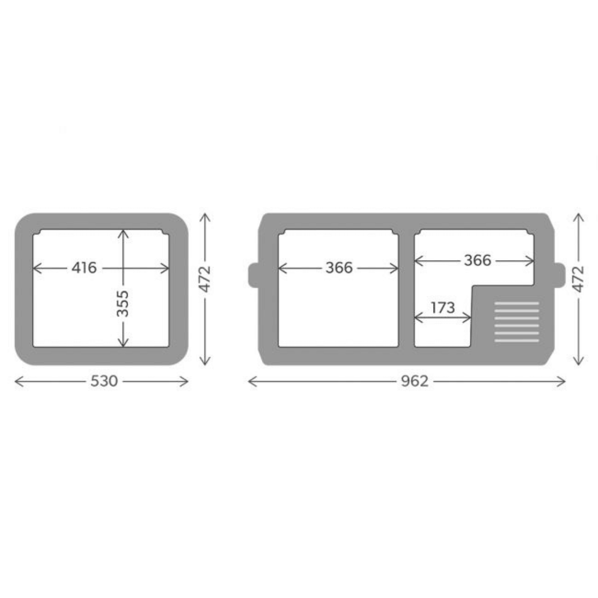 Dometic CFX3 95DZ Dual Zone Camping Fridge/Freezer - 95L