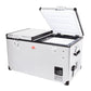 SnoMaster Low Profile Dual Compartment Fridge/Freezer - 66L with Free Cover